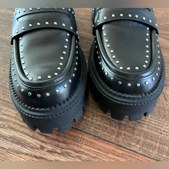 DV Dolce Vita Women's Landun Lug Sole Platform Loafers - Picture 4 of 14